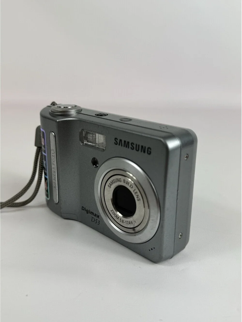 Samsung Digimax D53 5.0 Megapixels Digital Camera Parts Or Repair Only